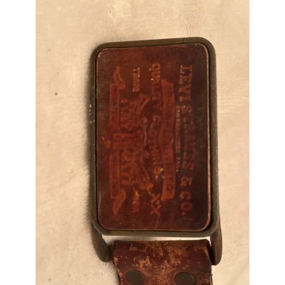1970's Levi Strauss Belt and Buckle